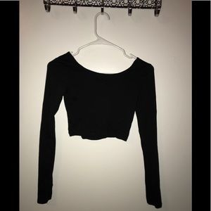 Garage crop long sleeve